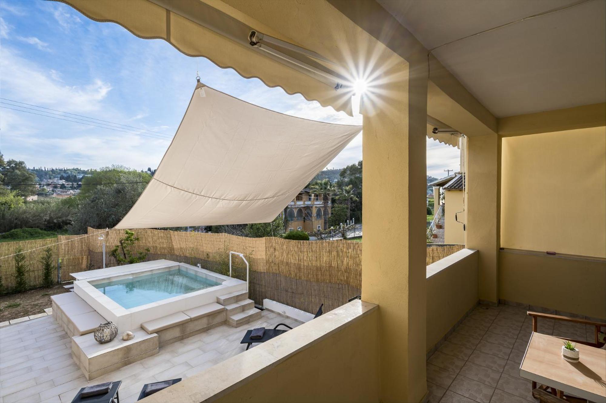 Villa Nina With Private Plunge Pool, 5Km To Corfu Town Exterior foto